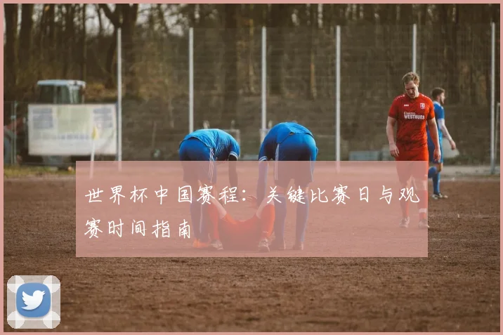 世界杯中国赛程：关键比赛日与观赛时间指南